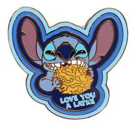 'Disney Pins Blog (DPB) Exclusives - ”Love You a Latke” Happy Hanukkah - Stitch - DLIC'