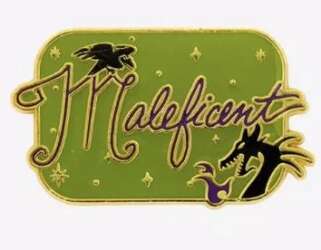 'Loungefly Disney Villain Signature Name - Maleficent - LFLY'