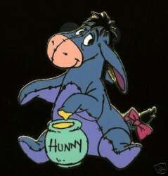 Eeyore with Hunny Pot