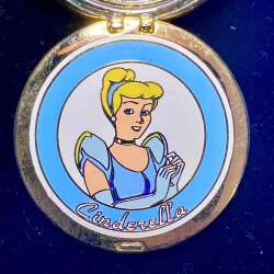 Cinderella Hinged Compact Makeup Mirror