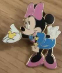 Minnie Lanyard Pin Trader Yellow Mickey Head