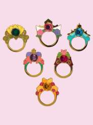 111888 - Loungefly Disney Princess Rings Blind Box Enamel Pin - Loungefly Disney Princess Rings Blind Box Enamel Pin - Loungefly alternate image
