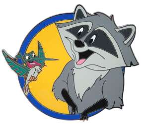 'Re-Collections: Series 2 - Meeko and Flit on Blue Circle ONLY - WDW'