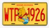 111925 - Hot Topic - Winnie The Pooh License Plate Blind Box - Winnie the Pooh - Loungefly alternate image