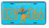 111929 - Hot Topic - Winnie The Pooh License Plate Blind Box - Roo - Loungefly alternate image