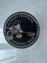 'Cast Member - Disneyland Paris - Black - Custodial Team - 2025 - DLP'