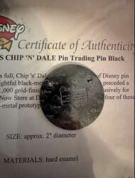 111959 - Disney Auctions - Chip and Dale Pin Trading - Black Back - Disney Auctions alternate image