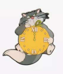 Lucifer pumpkin clock