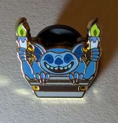 112051 - Pink A La Mode (PALM) - Haunted Mansion Mystery Micro - Gargoyle Candelabra - Disney Licensed alternate image