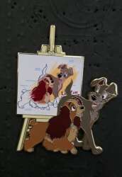 112151 - Pink a La Mode (PALM) - Disney Ink and Paint Off the Canvas Mystery Jumbo Collection - Lady & The Tramp - Disney Licensed alternate image