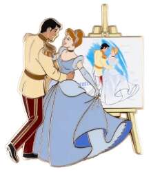 'Pink a La Mode (PALM) - Disney Ink and Paint Off the Canvas Mystery Jumbo Collection - Cinderella &amp; Prince Charming - DLIC'