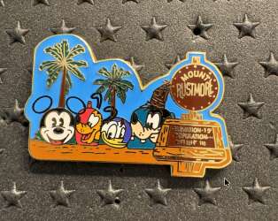 Mt. Rustmore - Mickey, Pluto, Donald, Goofy