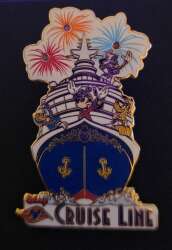 DCL - Independence Day 2003 - Ship with Jeweled Fireworks