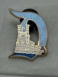 'Disneyland Resort 70th Anniversary Celebration - Gothic D with Mark Twain Riverboat — Frontierland (Gold Version) - DLR'