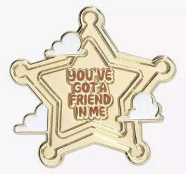 'Hot Topic - Pixar - You've Got a Friend In Me - Woody Sheriff Star - LFLY'
