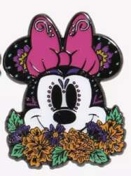 112334 - Hot Topic - Mickey Mouse & Friends Floral Blind Box - Minnie Mouse Floral, Dia de los Muertos - Loungefly alternate image