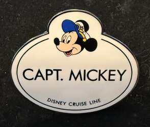 'Name Tag - Captain Mickey name tag - DCL'