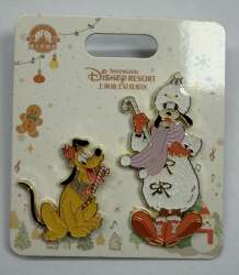 'Unknown Series - 2024 Goofy &amp; Pluto Christmas Snowman - SDR'