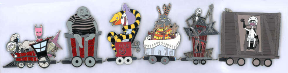 112477 - 2009 Nightmare Before Christmas Holiday Train - Whole Set - Disney Store US alternate image