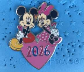 112518 - Unknown Series - Minnie and Mickey on 2026 heart