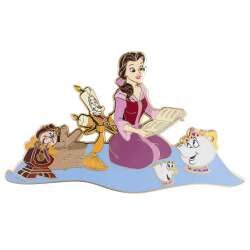 112553 - Pink A La Mode (PALM) - Beauty and the Beast Jumbo - Belle reading to Cogsworth, Lumiere, Chip and Mrs. Potts - Disney Licensed