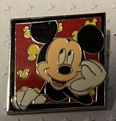 112627 - Mickey Mouse Portrait Booster thinking  Square Puzzle Disney pin CCC
