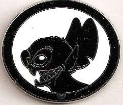 495 - 2008 Hidden Mickey - Silhouette - Stitch Silhouette - Disneyland Resort alternate image