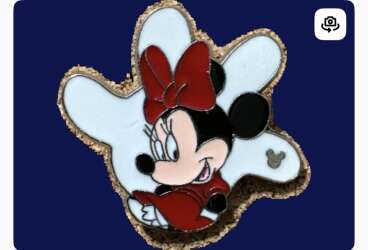 2074 - DLR Hidden Mickey Series 2013 Wave B: White Glove Silhouettes - Minnie Mouse - Disneyland Resort alternate image