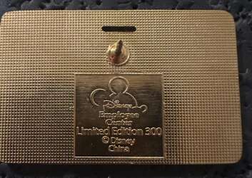 112735 - DEC 2009 Cast Member Employee I.D. Badge Series - Pluto Blue Employee ID Badge - Disney Employee Center alternate image