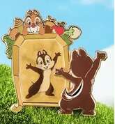 112769 - Pin Trading Fun Day 2025 - Mirror Theme Mystery Pin - Chip and Dale - Shanghai Disney Resort alternate image