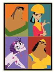 Emperor's New Groove Character Block