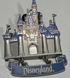112857 - Unknown Series - Sleeping Beauty Castle with Disneyland Dangle - Disneyland Resort alternate image