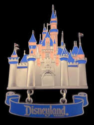 Sleeping Beauty Castle with Disneyland Dangle