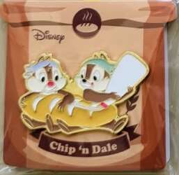 Chip and Dale holding Baguette and Mayo