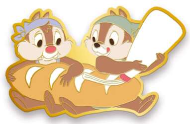 'Disney x Kingsley Cafe Collection - Chip and Dale holding Baguette and Mayo - DLIC'