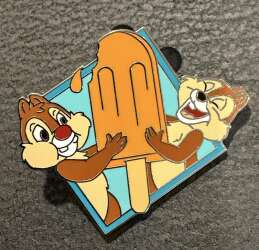 Chip and Dale eating a popsicle