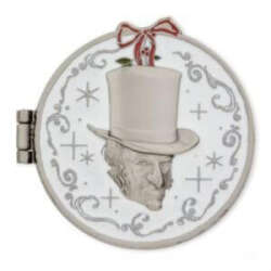 DS - Scrooge - Christmas Carol - Hinged Pocket Watch