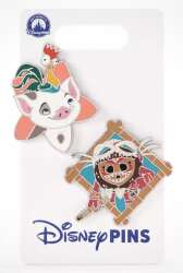 Pua, Heihei and Kakamora Pin Set