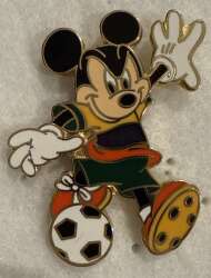 Mickey with Soccer Ball Stripes Jersey