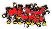 Mickey Name - Red