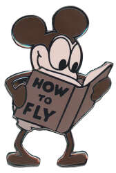 Plane Crazy - Mickey Reading How to Fly Book