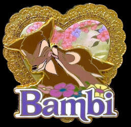 Bambi and Faline Kiss