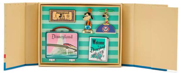 113466 - Disneyland Resort 70th Anniversary Celebration - Souvenir Box Pin Set alternate image