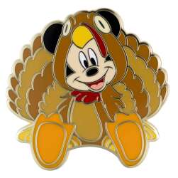 Mickey Dressed as A Turkey