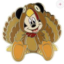 Mickey Dressed as A Turkey
