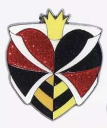 Queen of Hearts Glitter Heart