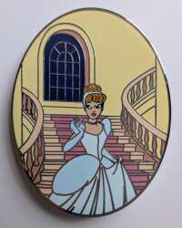 Cinderella - on the stairs in her ballgown