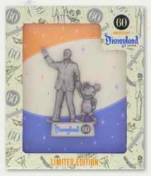 'Disneyland Resort: Diamond Celebration (60th Anniversary) - Sculpted Partners Statue - Jumbo - DLR'