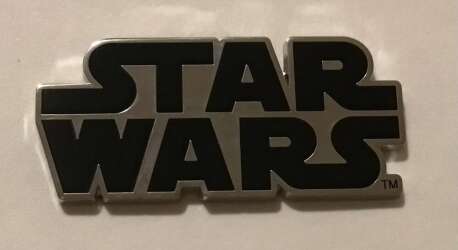 Star Wars Logo Title TM silver black