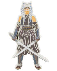 Ashoka with crossed lightsabers